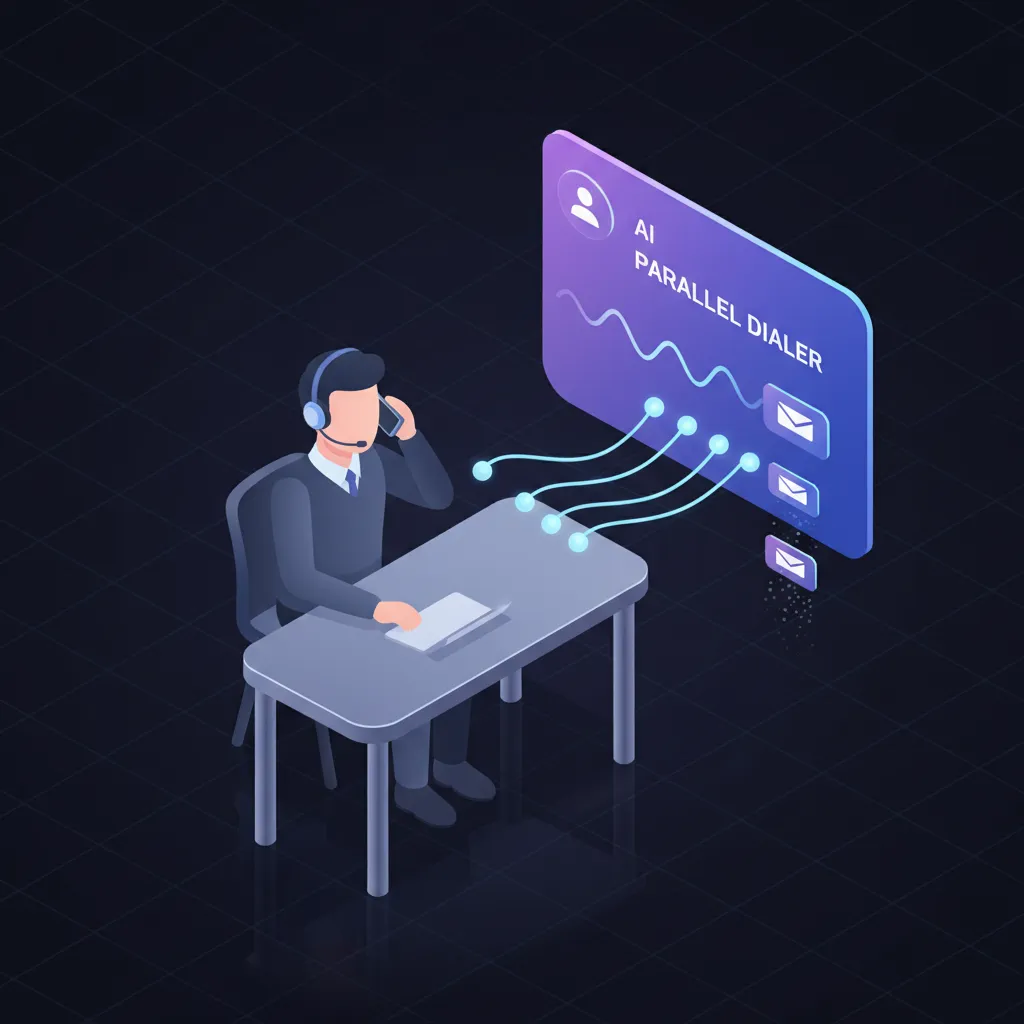 Cold call IA en 2026 : 4x plus de RDV B2B avec le parallel dialer