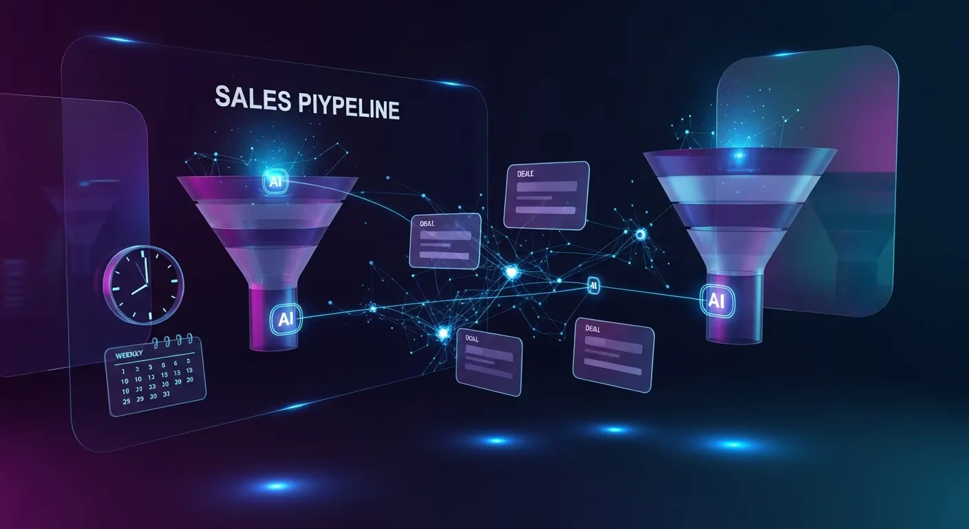 Pipeline review IA en 2026 : le rituel hebdo qui passe le forecast à 87%